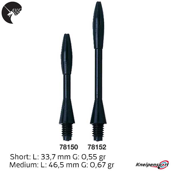 Unicorn XL dart Stems Short 33.7mm 