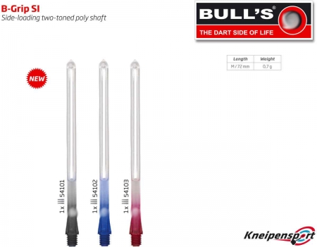 BULL’S B-Grip SI Shaft Medium schwarz 54101 Featured 1