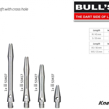BULL’S Simplex Aluminium Shaft Medium silber 53407 Featured 1