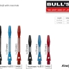 BULL’S Split Aluminium Shaft Short blau 54912 Gruppe 1