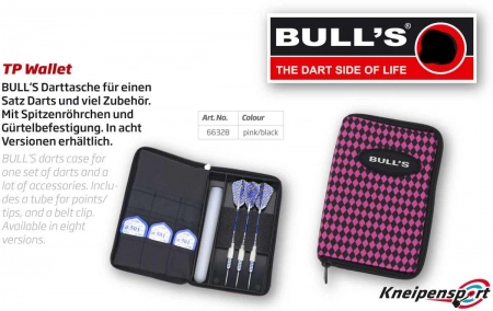 BULL’S TP Dartcase „Raute“ Standard pink 66328 Featured 1