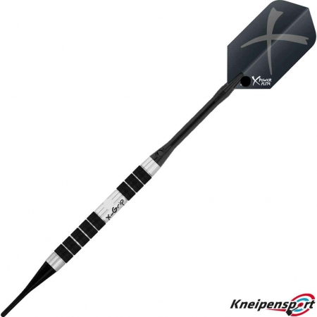 BULL’S X-Grip X2 Soft Dart 16g schwarz