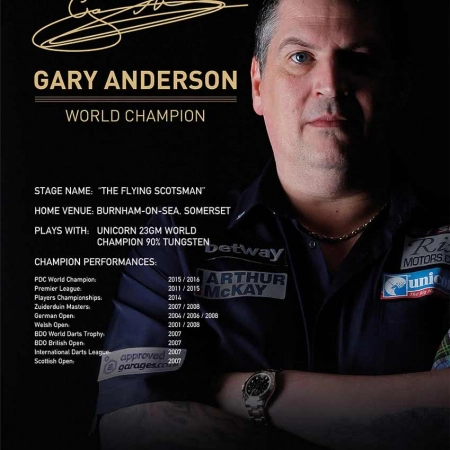 Poster „Gary Anderson“ Standard design 86682 Featured 1