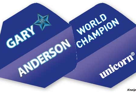 Unicorn Authentic 100 Gary Anderson Flights Big Wing blau 68684 Featured 1