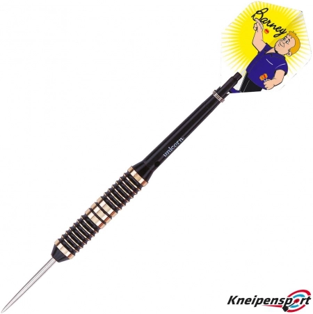 Unicorn Barney Brass Steel Dart 23g schwarz 07818 Featured 1