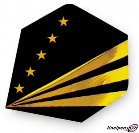 Unicorn Core 75 Flights „Golden Stripes“ Plus schwarz