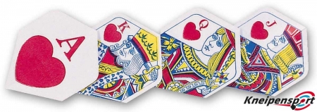 Unicorn Core 75 Flights „Poker Heart“ Plus design 77404 Featured 1