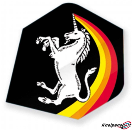 Unicorn Core 75 Flights „Unicorn Rainbow black“ Plus design 68627 Featured 1