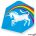 Unicorn Core 75 Flights „Unicorn Rainbow blue“ Xtra design 68635 Featured 1